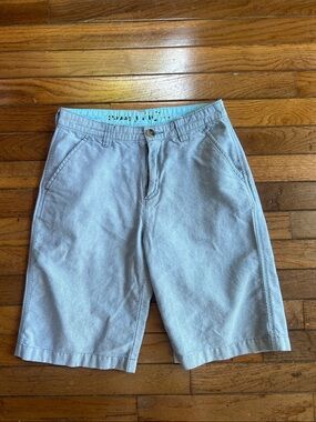 Nautica Light Blue Flat-Front Kids Shorts